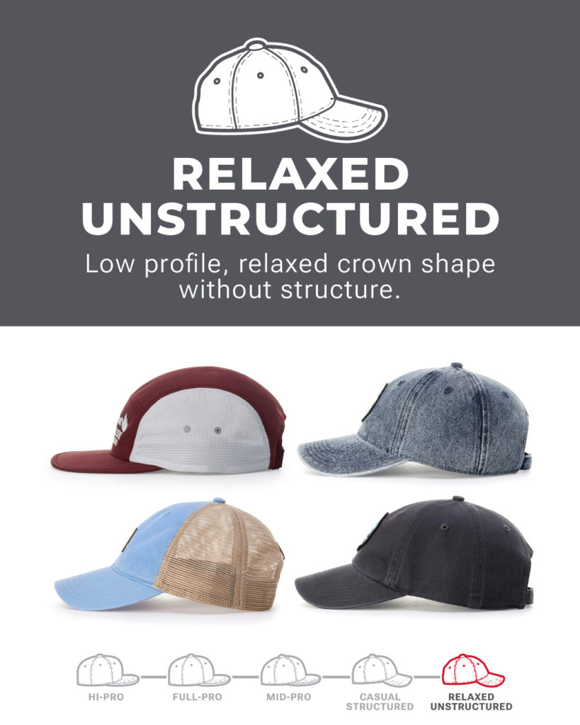 low profile hat vs high profile hat