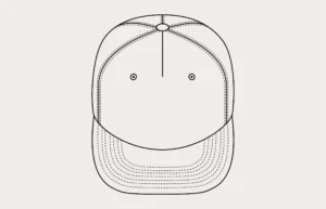 5 Panel Hat Illustration