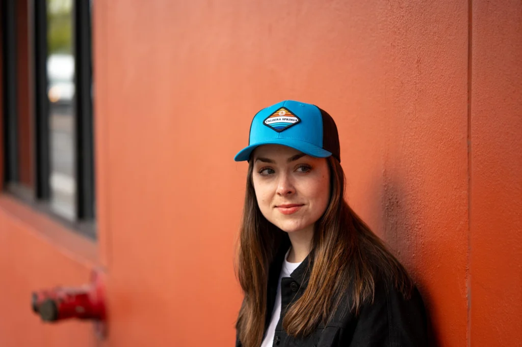 Woman Wearing Custom Richardson Hat