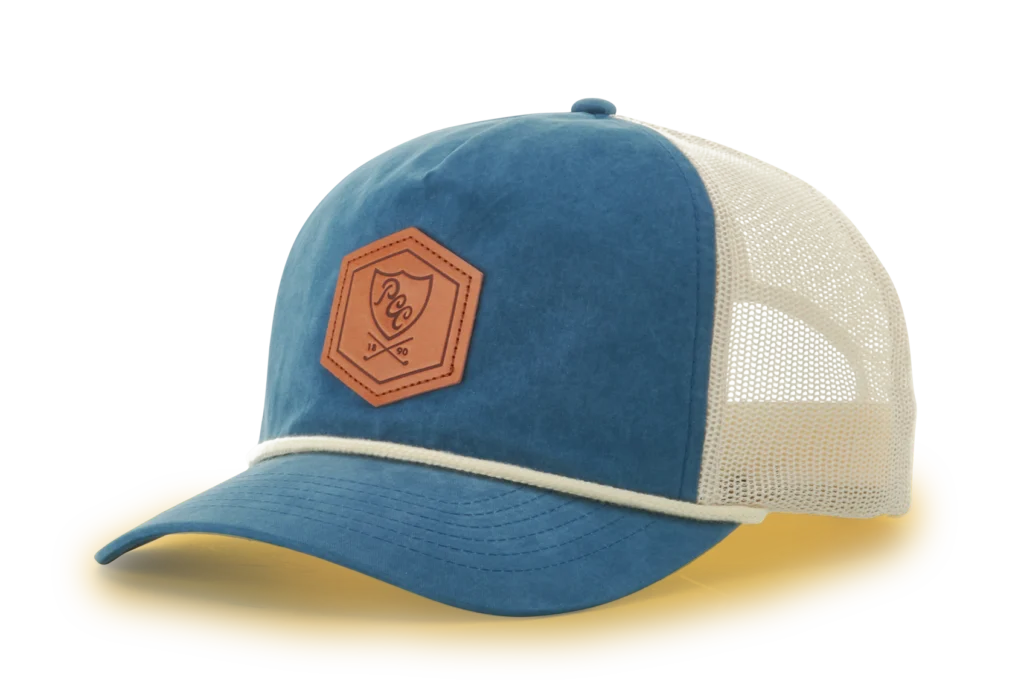 Custom Richardson Hat With Debossed Leather Decoration