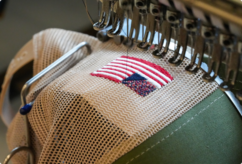 Richardson Hat On Sewing Machine