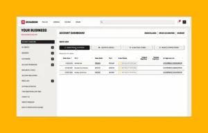 Richardson account dashboard