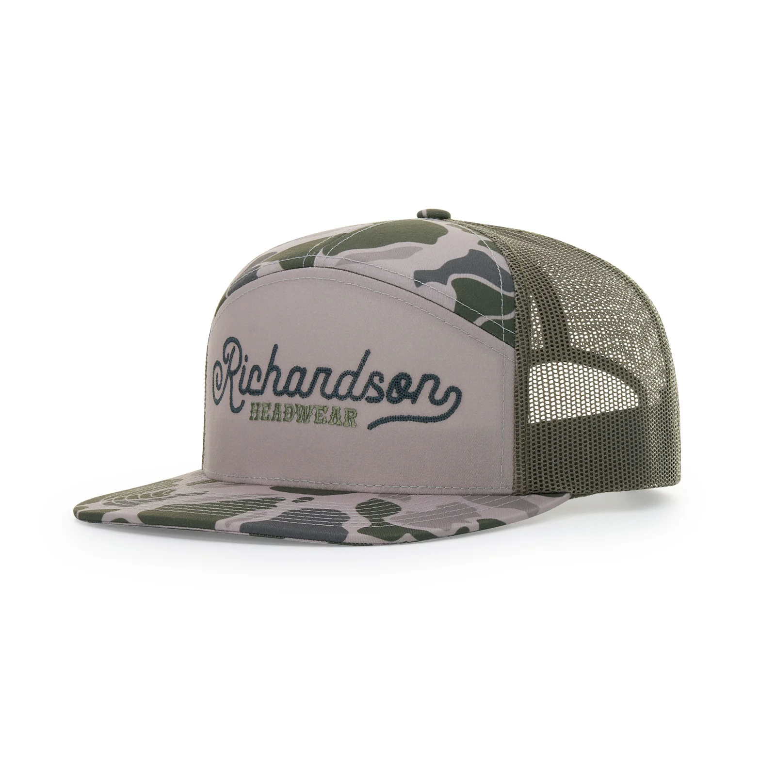 168P Printed 7 Panel Mesh Back