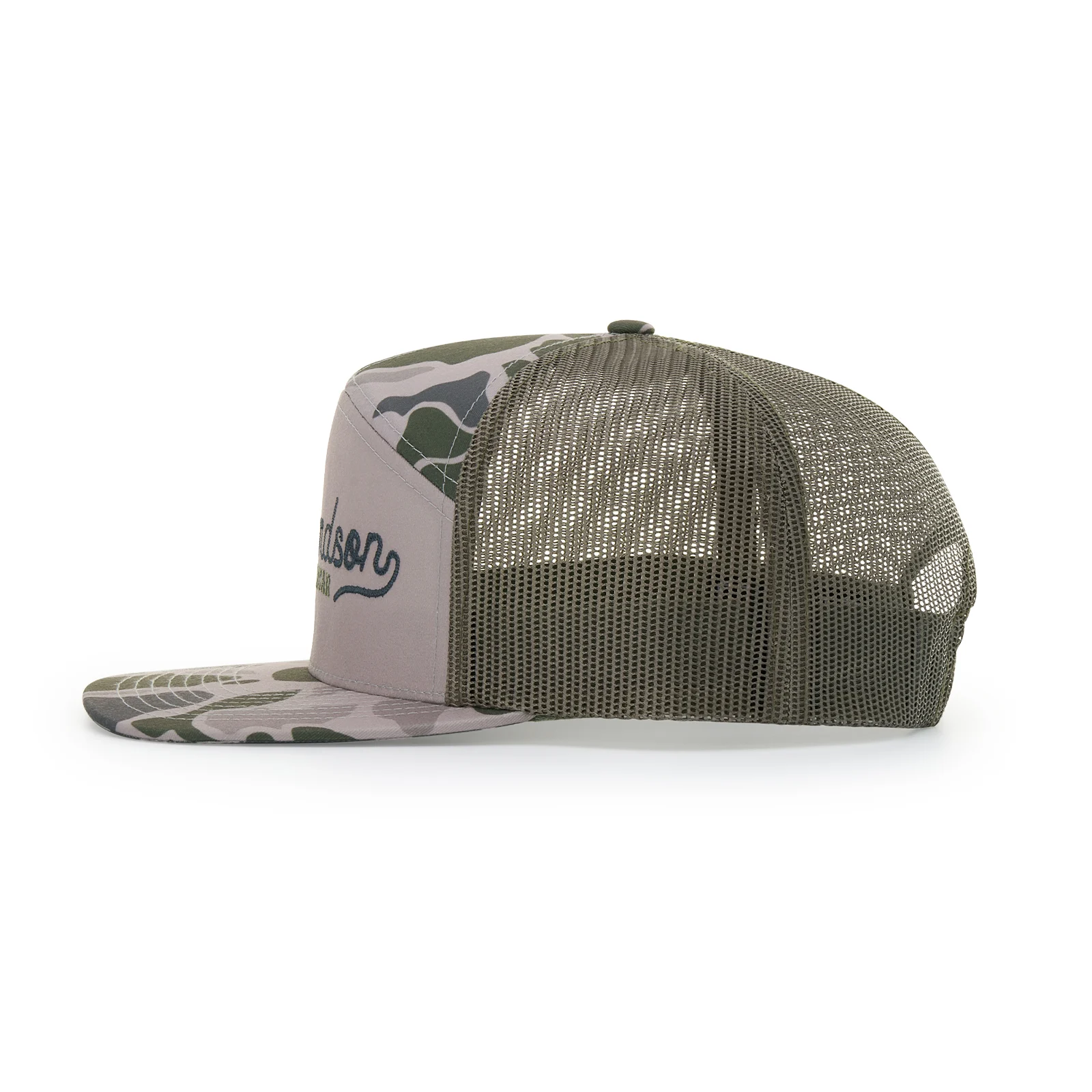 Richardson 168P Printed 7 Panel Mesh Back Hat With Custom Logo Decoration