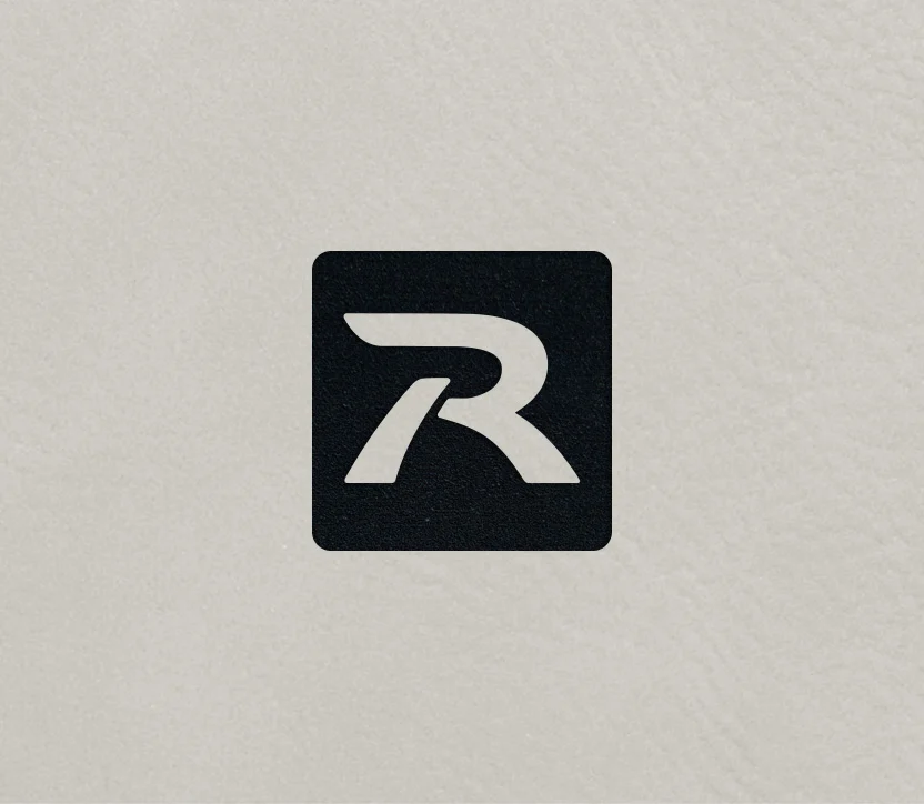 Ricahrdson logo on leather