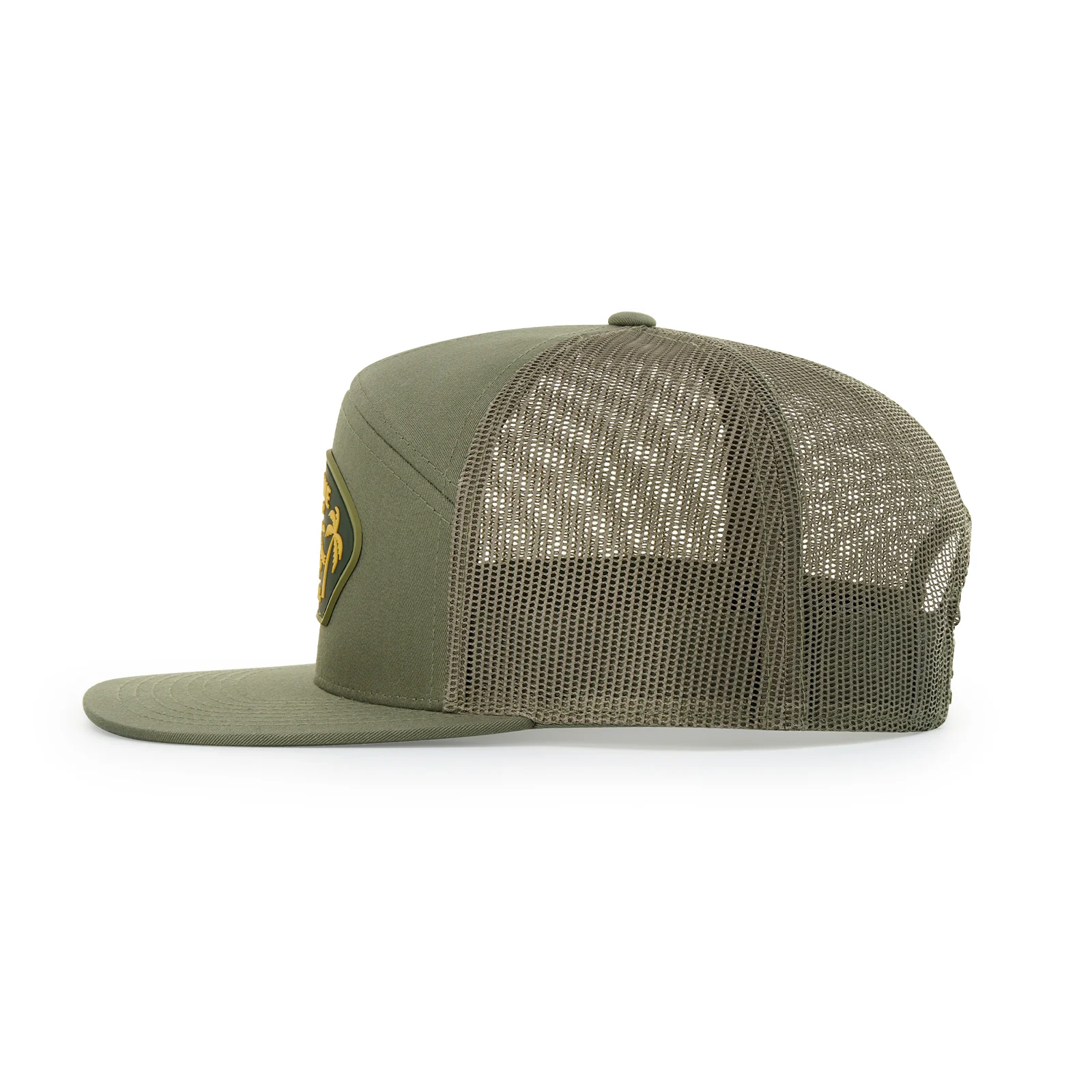 Richardson 168 Printed 7 Panel Mesh Back Hat With Custom Logo Decoration