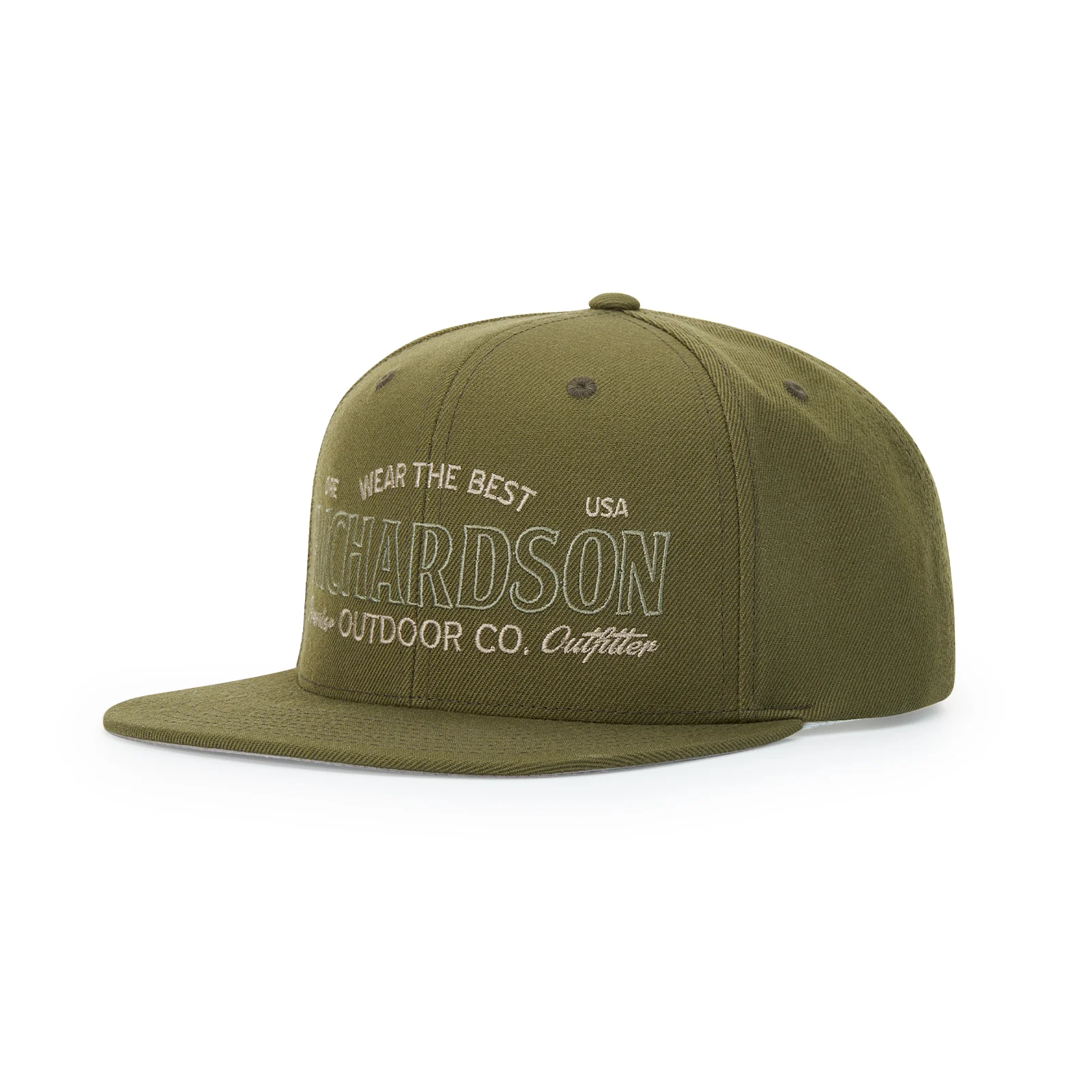 510 Acrylic-Wool Blend Flatbill Snapback