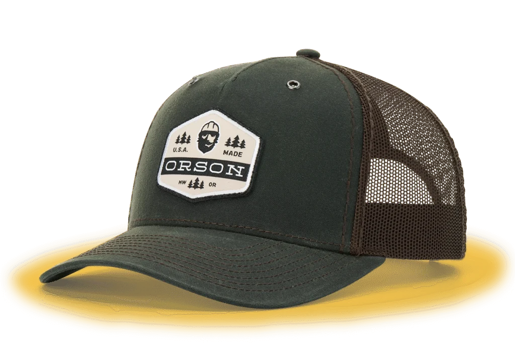 custom richardson workwear hat with logo decoration
