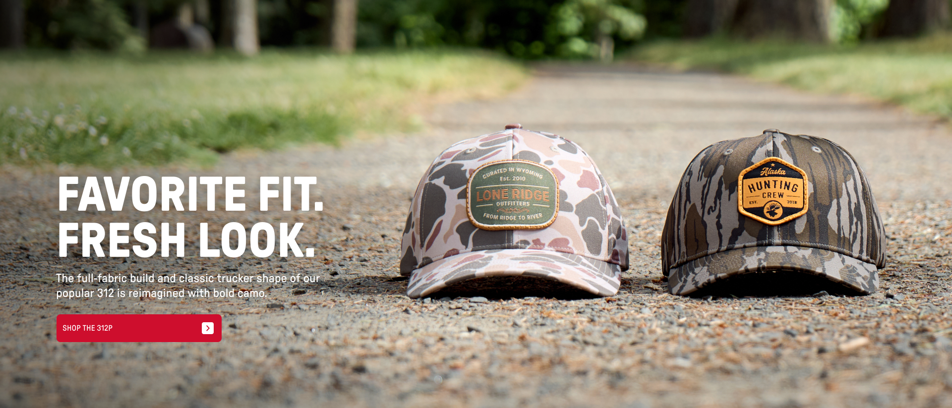 312P Printed Twill Cap