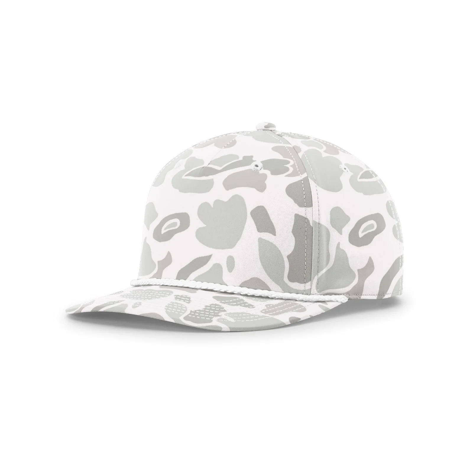 258P Printed 5 Panel Classic Rope Cap