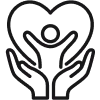Person In Heart In Hands